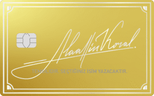 Özel Tasarım İmza | Metal Kart