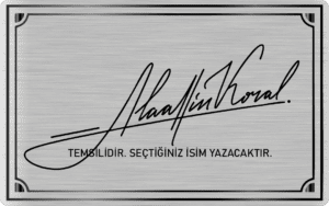 İmza Tasarım | Metal Dijital Kartvizit