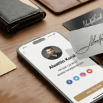 Metal Dijital Kartvizit